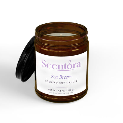 Hand-Poured Scented Soy Candle - Scentora
