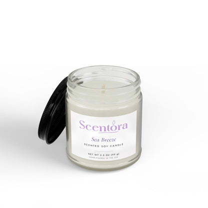 Hand-Poured Scented Soy Candle - Scentora