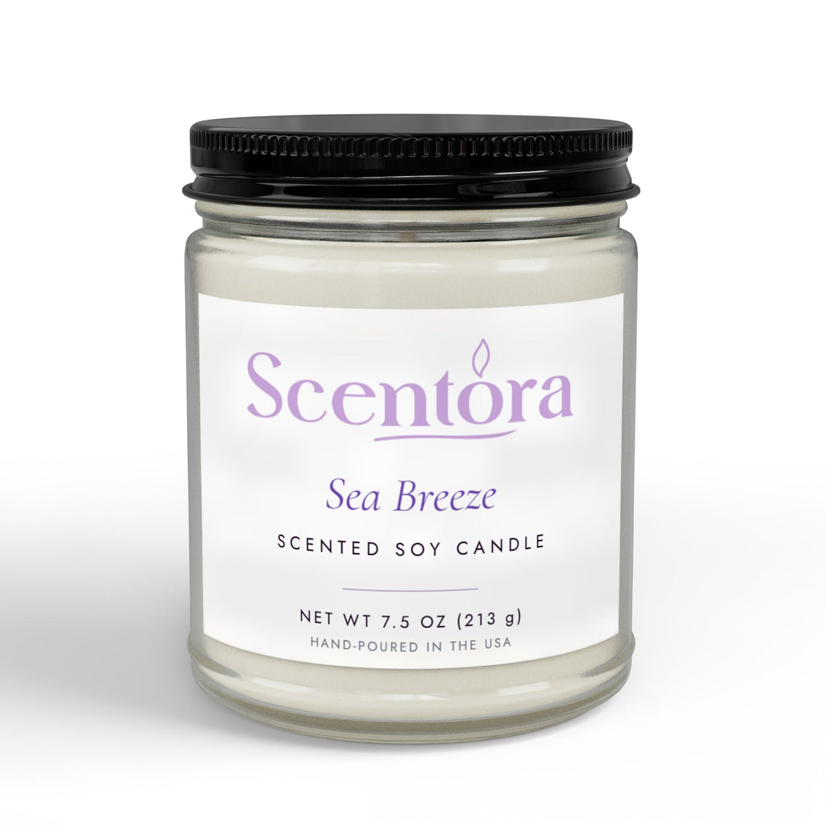 Hand-Poured Scented Soy Candle - Scentora