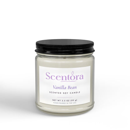 Hand-Poured Scented Soy Candle - Scentora