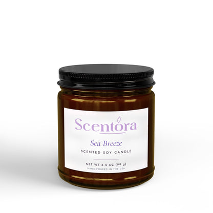 Hand-Poured Scented Soy Candle - Scentora