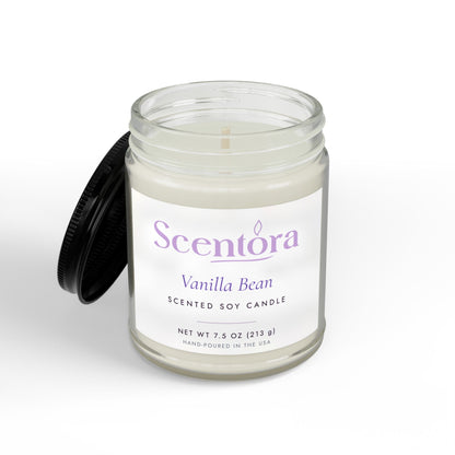 Hand-Poured Scented Soy Candle - Scentora