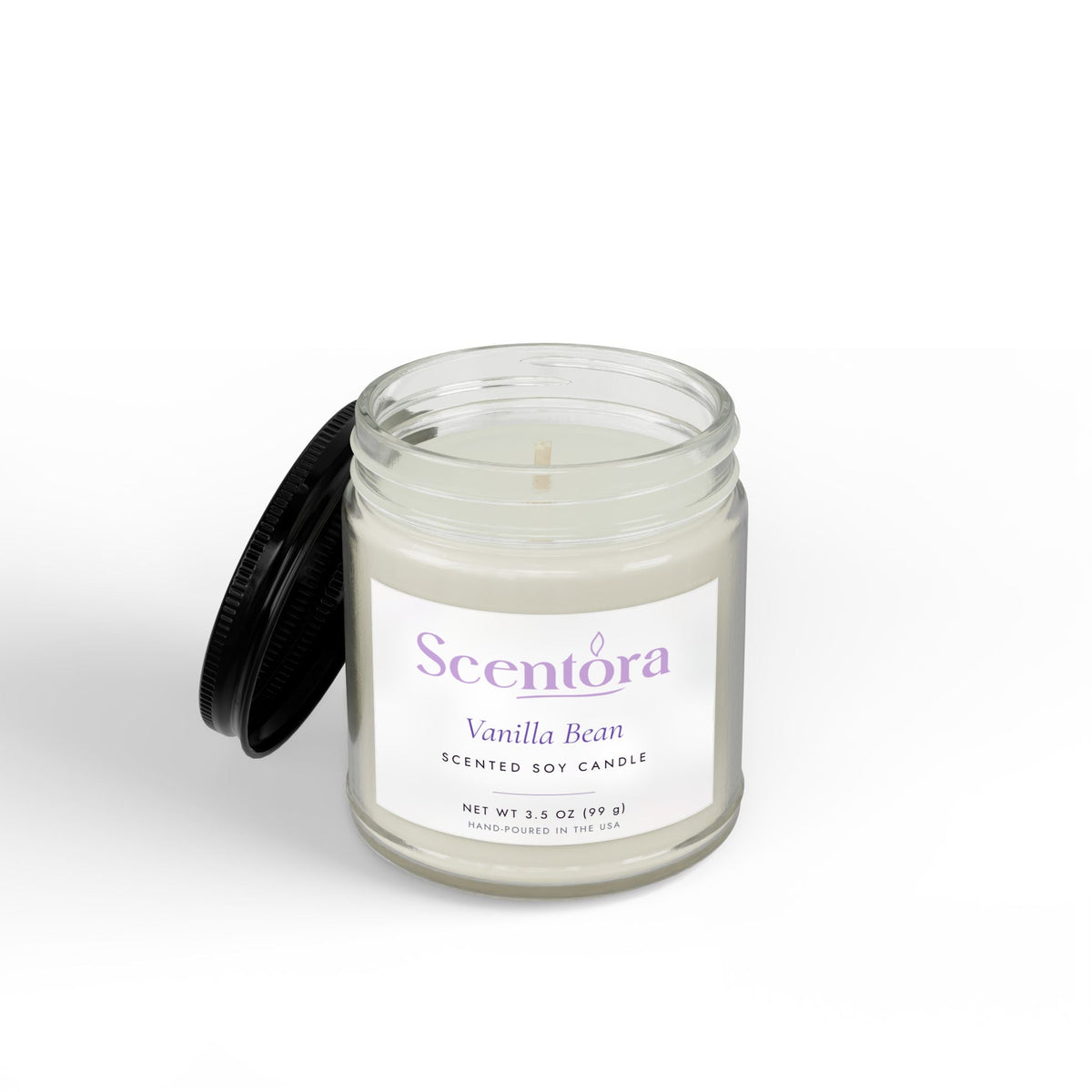 Hand-Poured Scented Soy Candle - Scentora