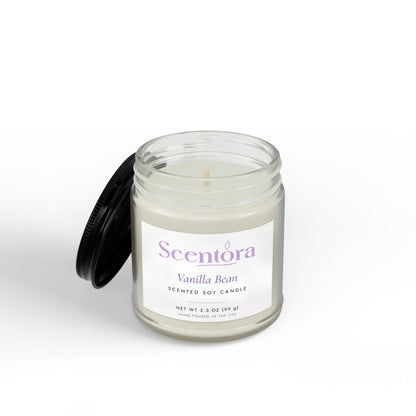 Hand-Poured Scented Soy Candle - Scentora