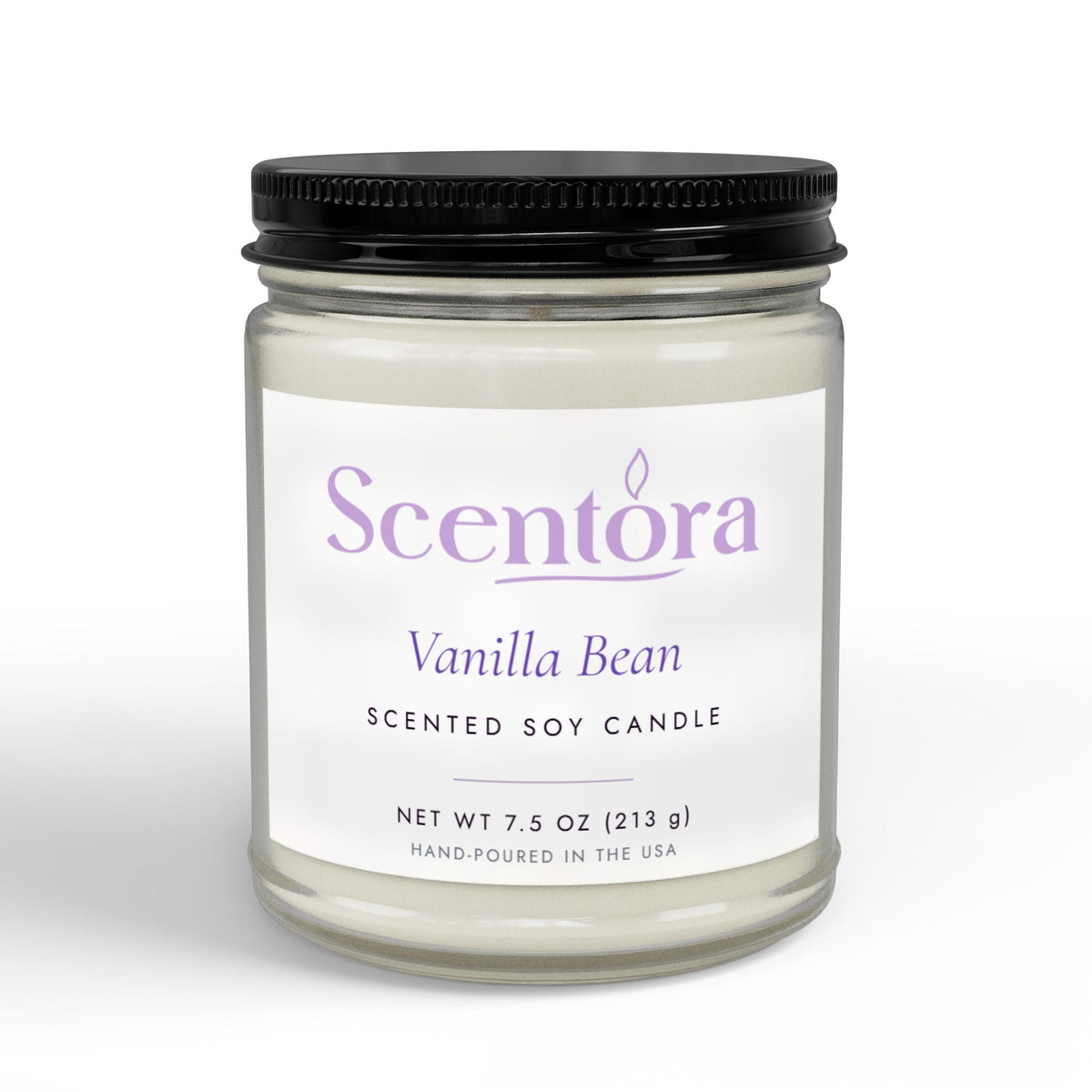 Hand-Poured Scented Soy Candle - Scentora