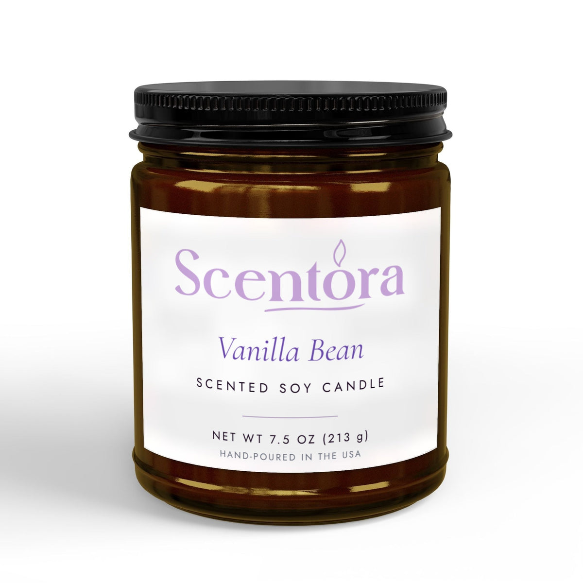 Hand-Poured Scented Soy Candle - Scentora