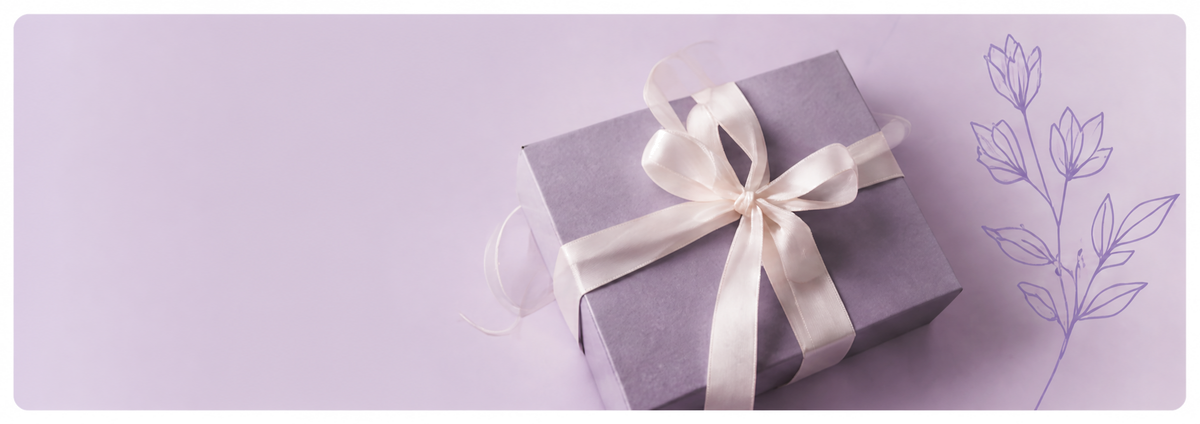 Gift-wrapped Lumera candle