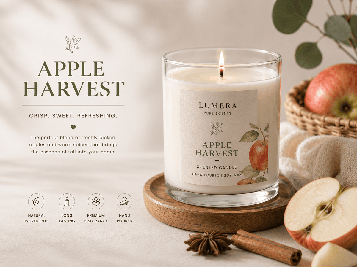 Scented Candle Apple - Luméra