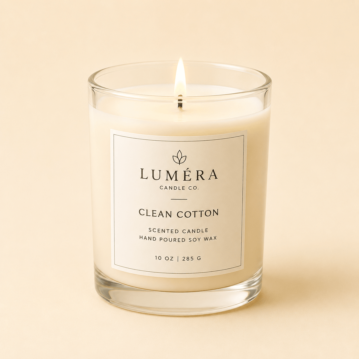 Scented Candle Soft Cotton - Luméra